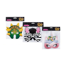 Party Mask - Animal - 6 Piece Assorted